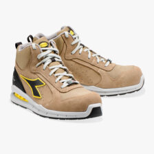Bota Run Net Airbox Mid S1P Moon Rock Gray