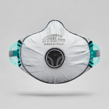 Máscara desechable con válvula Zer0 32C ignifuga FFP3