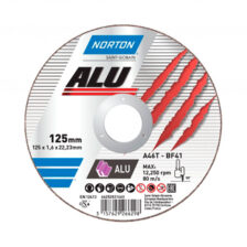Disco de desbaste ALU con amoladora angular para aluminio