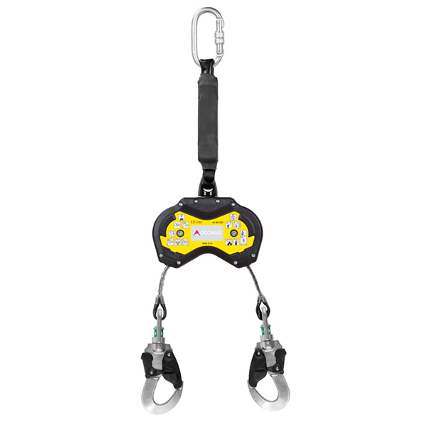 Doble anticaídas retráctil 2ANR040S de Accesus